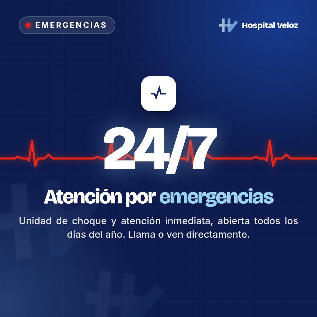 Atención por emergencias 24 horas